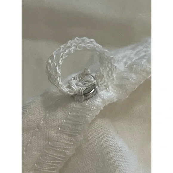 Anthropologie Tiered Eyelet Maxi Dress NWT Size Medium RARE Dress - Picture 11 of 16